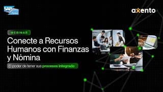 Conecte RRHH con Finanzas y Nómina - WEBINAR
